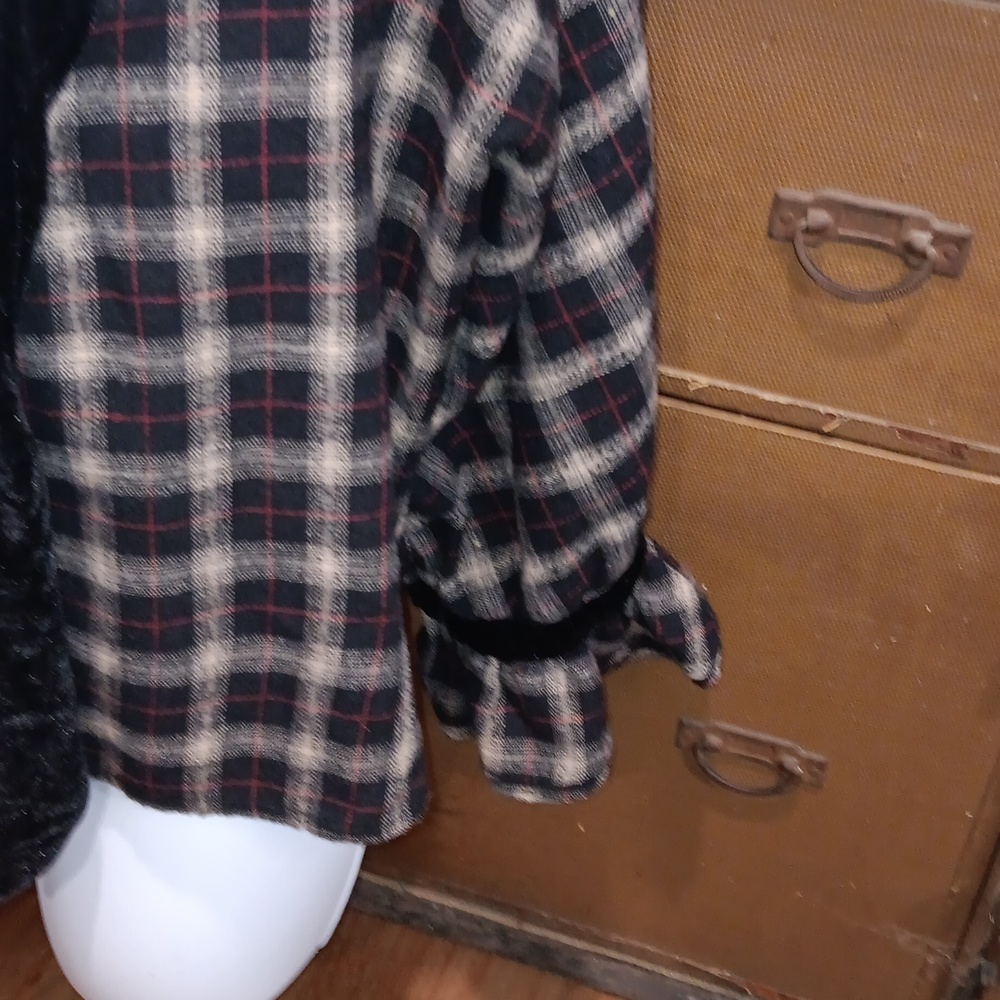 Pil Plaid Tunic. #5715 View 5
